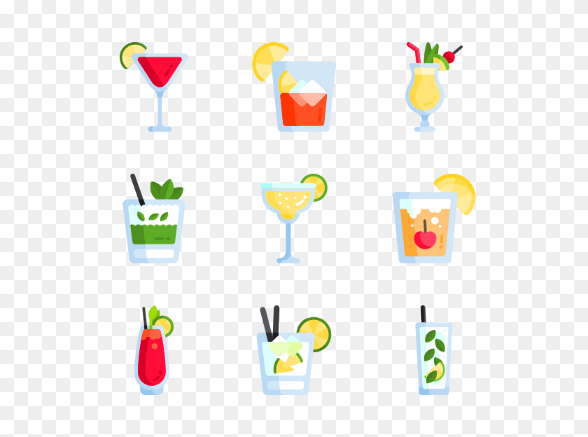 600x564 Cocktail Drink Icon Packs - Cocktails PNG
