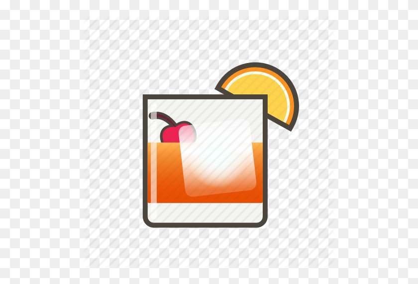 512x512 Cocktail, Drink, Old Fashioned Icon - Old Fashioned Clip Art