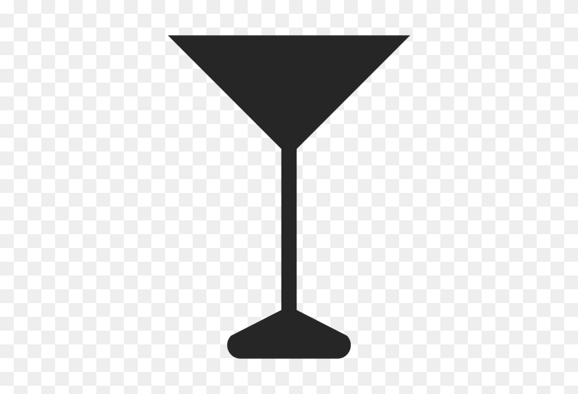 512x512 Cocktail Glass Flat Icon - Martini PNG