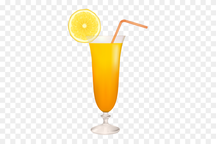 322x500 Cocktail Glass With Lemon Png Clipart Weightloss Success - Lemon PNG