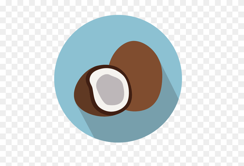 512x512 Coconut Circle Icon - Coconut PNG