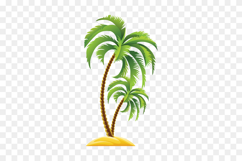 286x500 Coconut Clipart Nariyal - Palm Tree With Coconuts Clipart