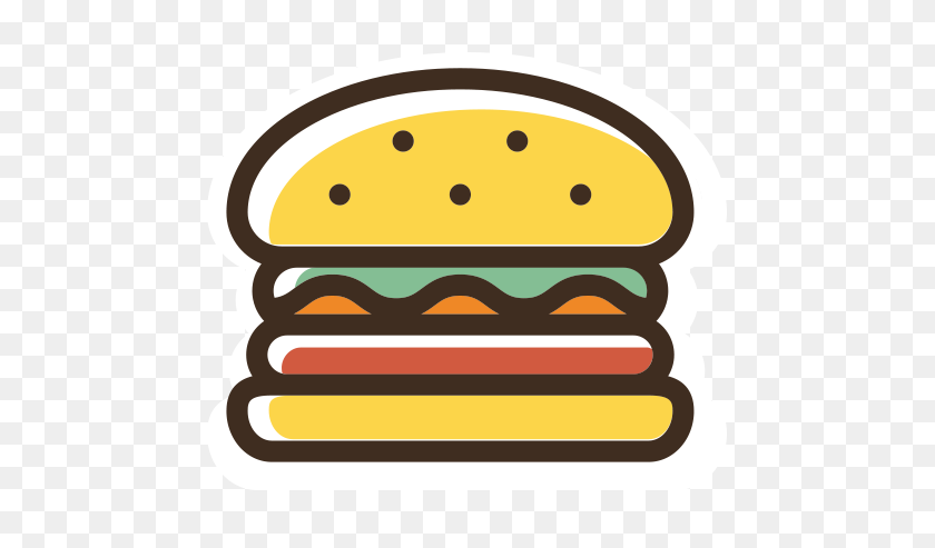 500x433 Coffee - Burger And Fries Clipart