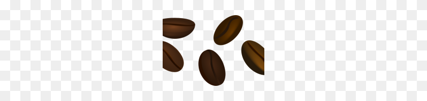 200x140 Coffee Bean Clipart Brown Coffee Beans Brown Simple Coffee Bean - Beans PNG