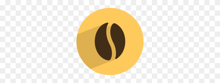 256x256 Coffee Bean Icon Png - Coffee Bean PNG