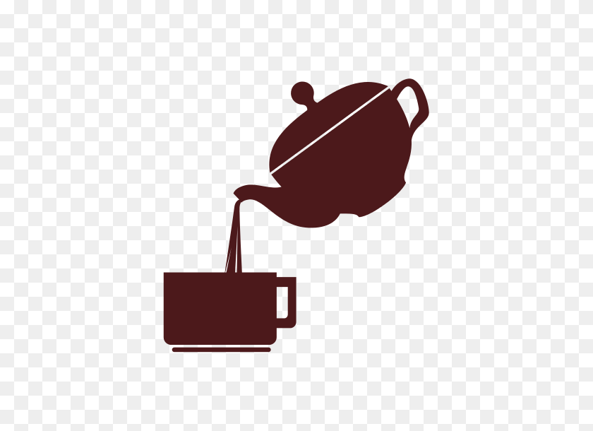 550x550 Coffee Cup And Kettle Silhouette - Coffee Cup Silhouette PNG
