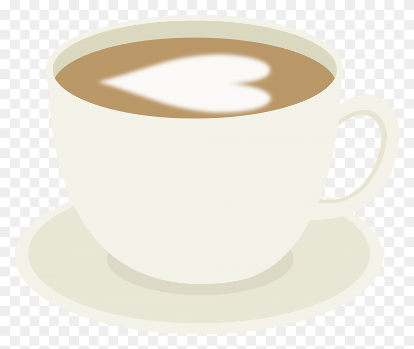 4173x3462 Coffee Cup Clip Art - Coffee Mug Clipart Black And White