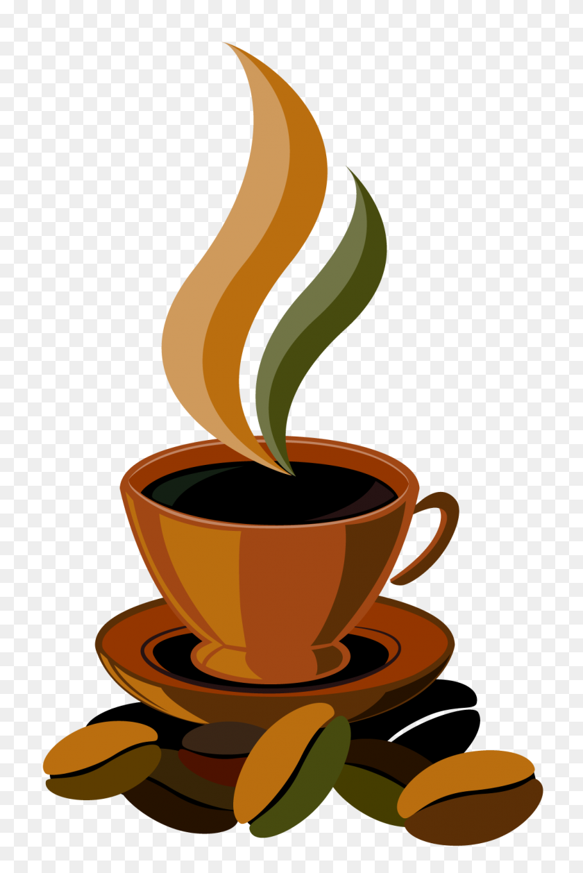 1083x1664 Coffee Cup Clip Art Coffee Drawing Taza De - Taza De Cafe PNG
