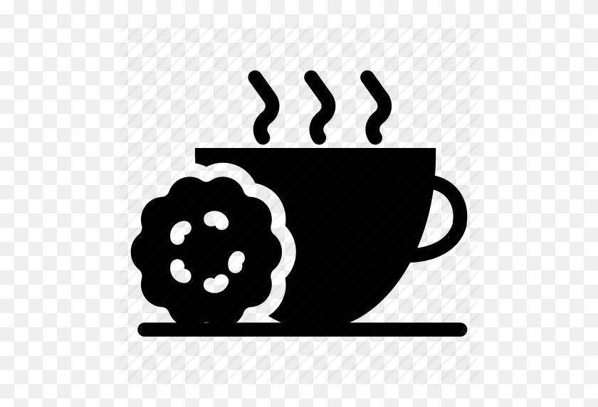 512x512 Значок Кофе, Чашка, Напиток, Горячее, Кружка, Чай - Кофейная Чашка Клипарт Черный И Белый