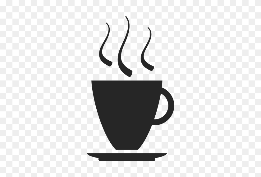 512x512 Coffee Cup Flat Icon - Coffee Cup PNG