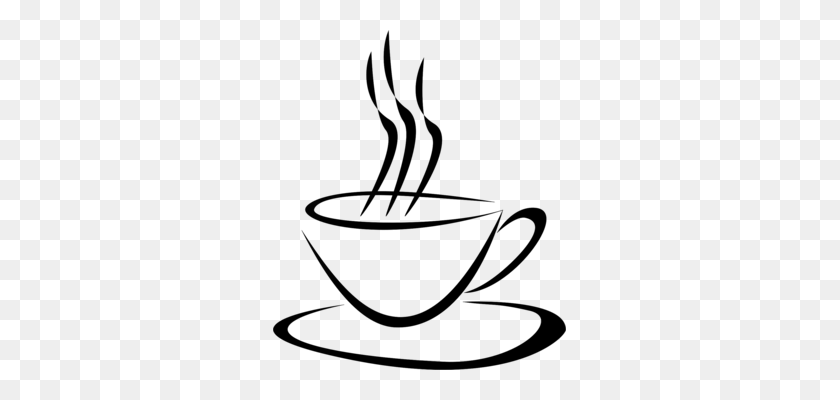 293x340 Coffee Cup Mug Cappuccino Drink - Coffee Cup Clipart