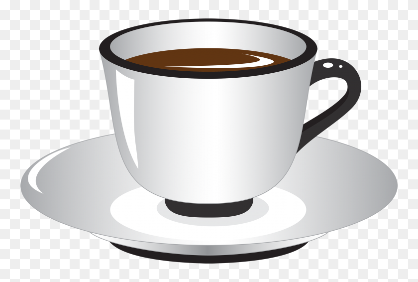 3000x1948 Coffee Cup Tea Clip Art Free Clipart Image - Sports Drink Clipart