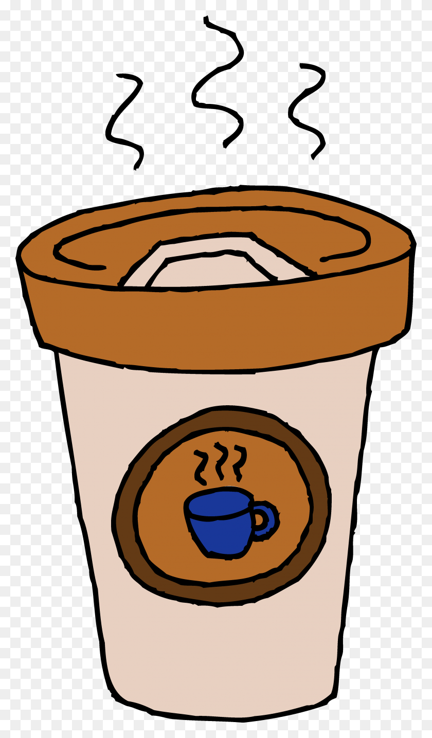 3162x5578 Coffee Cups Are Typically Made Of Glazed Ceramic, And Have - Funny Coffee Clipart