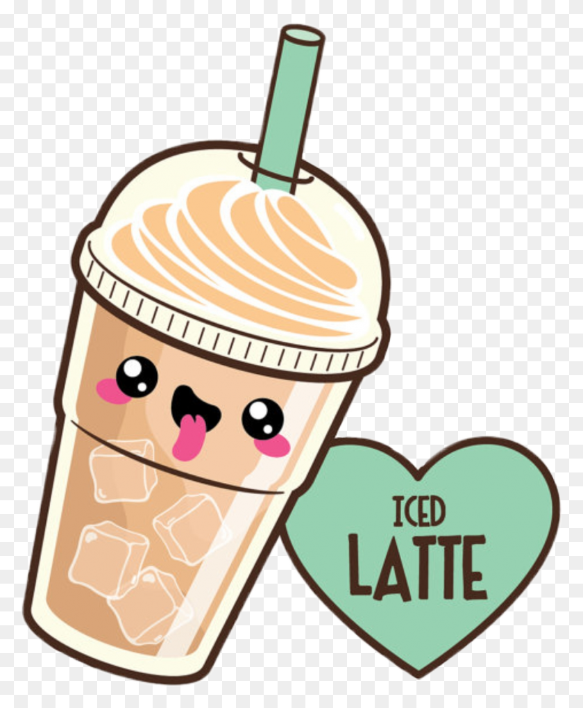 1207x1484 Coffee Cute Latte - Cute Coffee Clipart