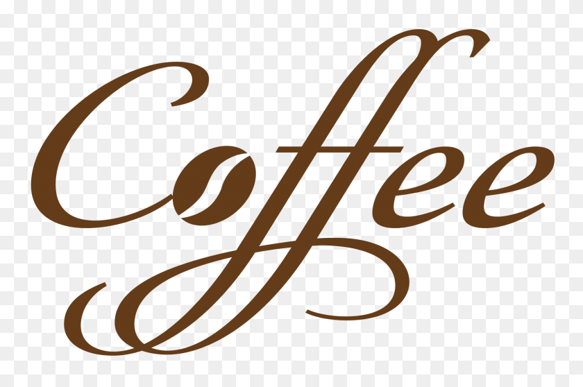 1607x1028 Coffee Decorative Text Png Vector - Is A PNG A Vector
