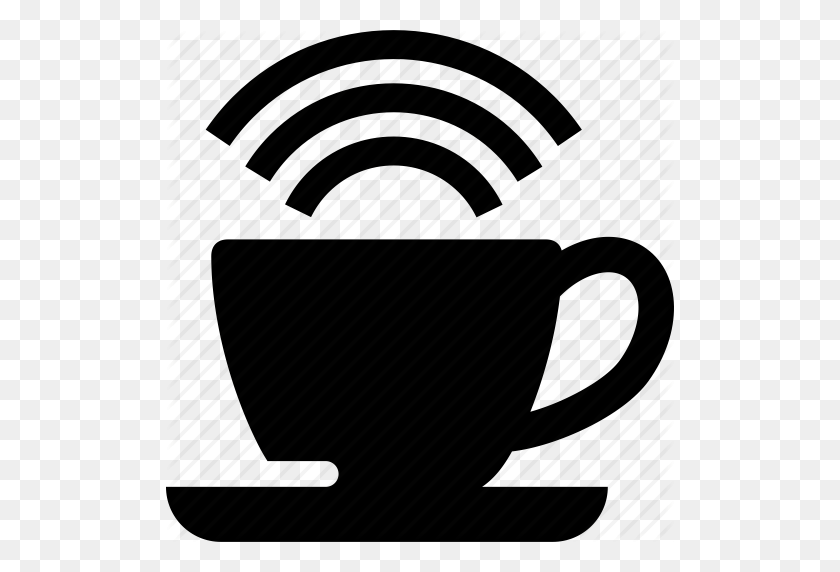508x512 Coffee Pot, Coffee Shop, Diner, Free, Wifi Icon - Free Wifi PNG