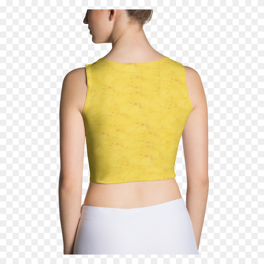 1000x1000 Coffee Stain Cut Sew Crop Top - Coffee Stain PNG