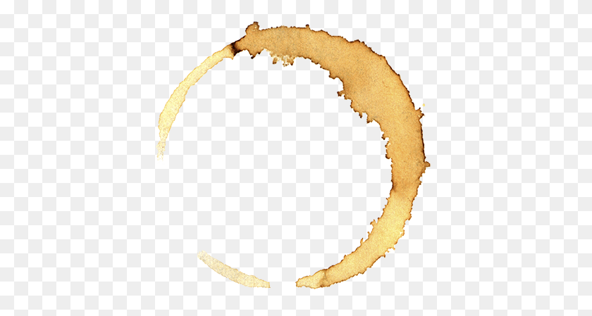 397x389 Coffee Stain Transparent Png Pictures - Coffee Ring PNG