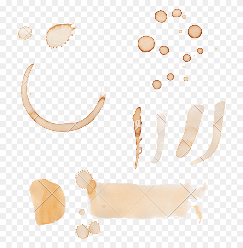 718x800 Coffee Stains - Coffee Stain PNG