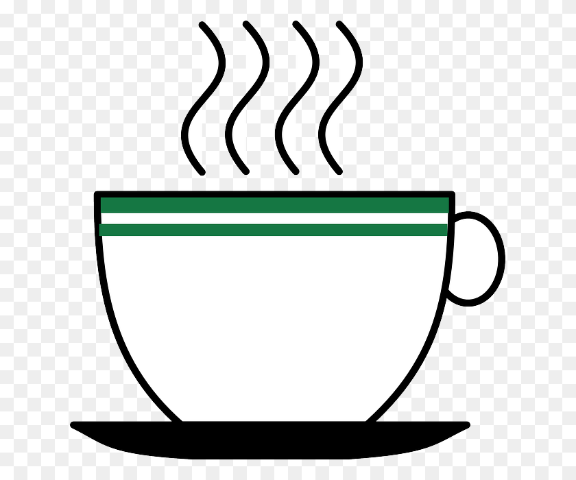 635x640 Coffee Steam Outline Clipart - Free Clipart Coffee Cup Steaming
