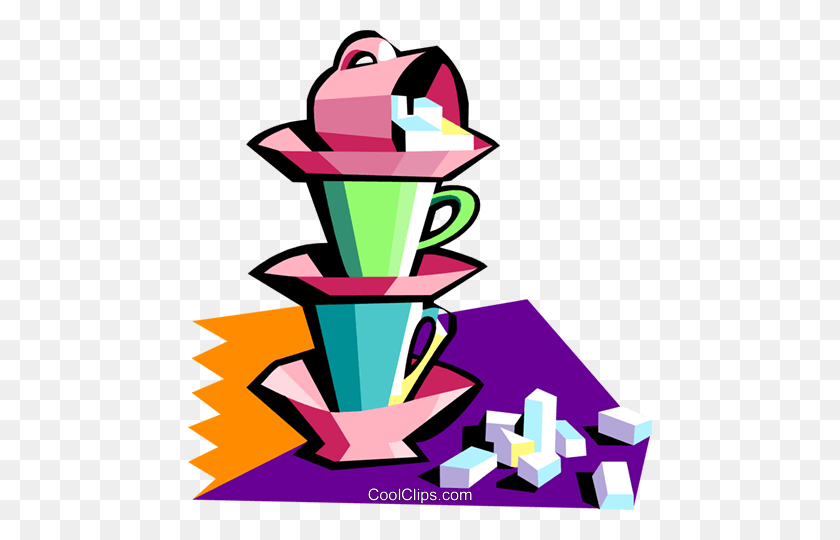 464x480 Coffee Time Royalty Free Vector Clip Art Illustration - Clipart Time