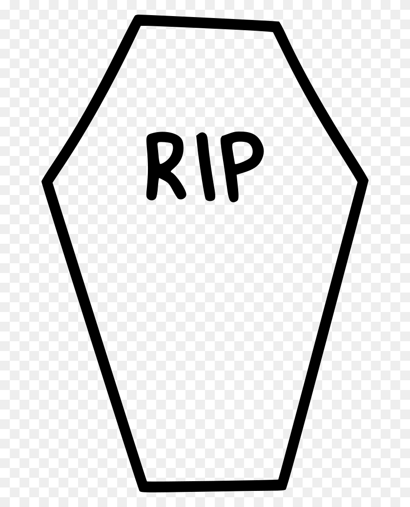 672x980 Coffin Casket Rip Death Funeral Png Icon Free Download - Rip PNG