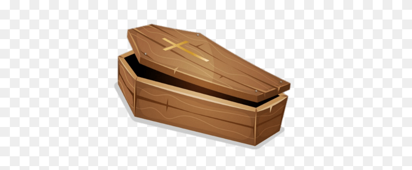 412x288 Coffin Clipart Transparent Png - Coffin PNG