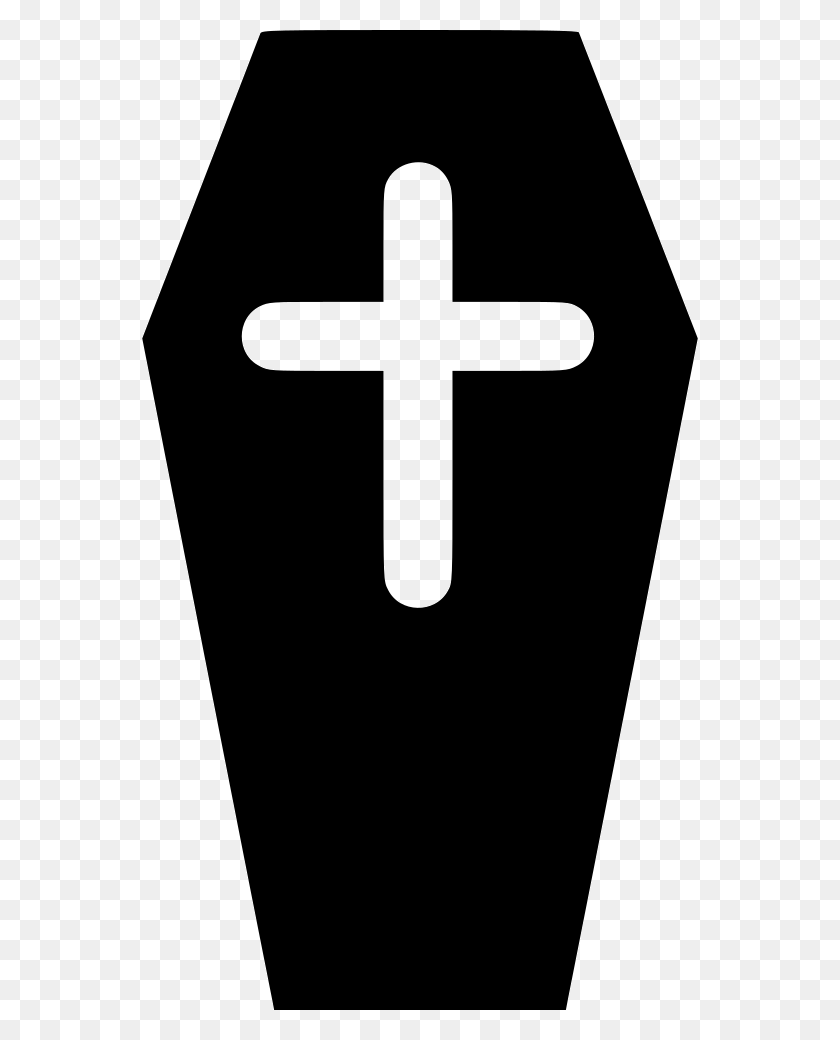 556x980 Coffin Death Cross Casket Png Icon Free Download - Casket PNG