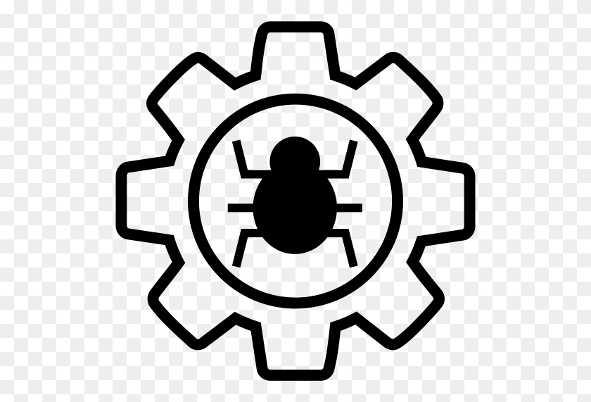 512x511 Cog Bug, Bug, Flea Icon With Png And Vector Format For Free - Flea PNG