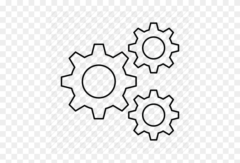 512x512 Cog, Cogs, Gear, Gears, Mechanism, Preferences, Settings Icon - Cogs PNG
