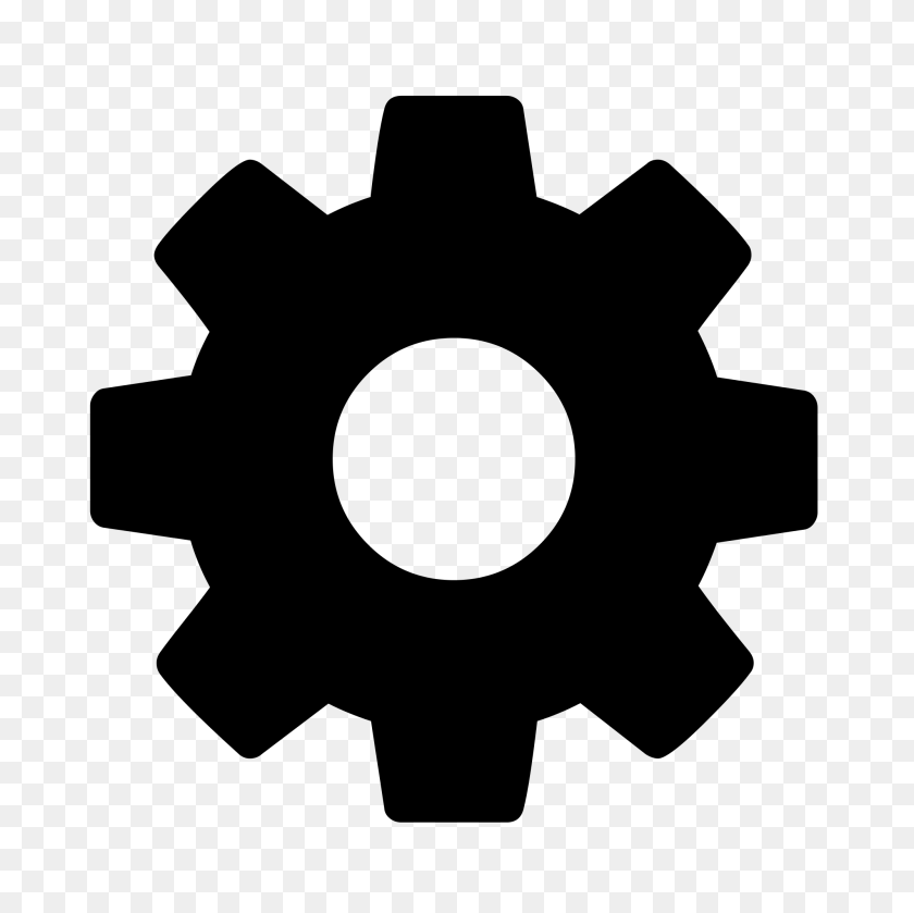 2000x2000 Cog Font Awesome - Font Awesome Icons PNG