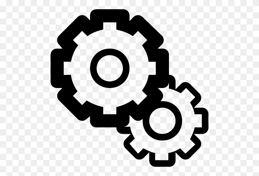 512x512 Cogs, Gears, Miscellaneous, Settings Icon - Cogs PNG