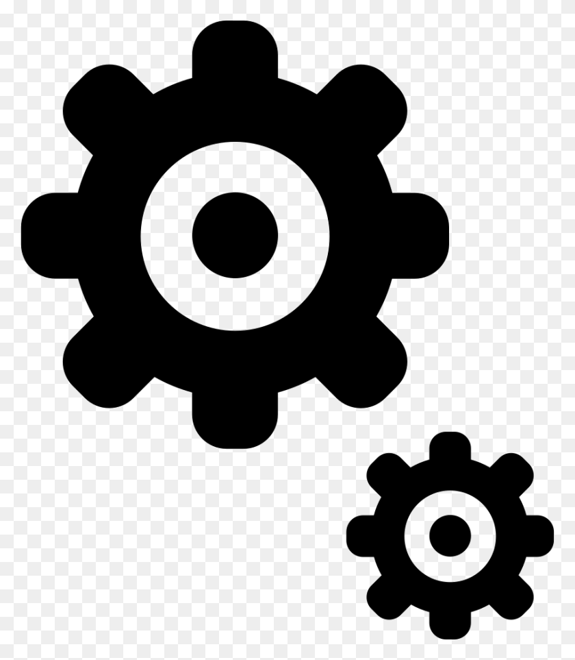 846x980 Cogs Png Icon Free Download - Cogs PNG