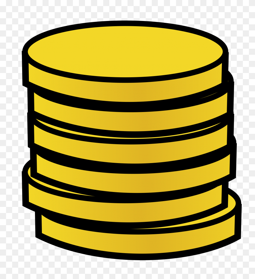 2182x2400 Coin Clip Art Free Clipart Image Image - Stack Of Books Clipart