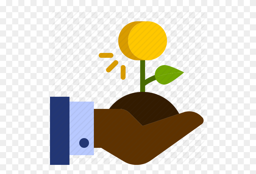 512x512 Coin, Dollar, Finance, Hand, Money, Plant, Tree Icon - Pixel Coin PNG