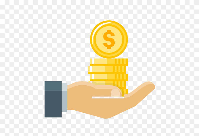 512x512 Coins Finance Financing Funding Money Money Rain Profit Icon - Money Rain PNG
