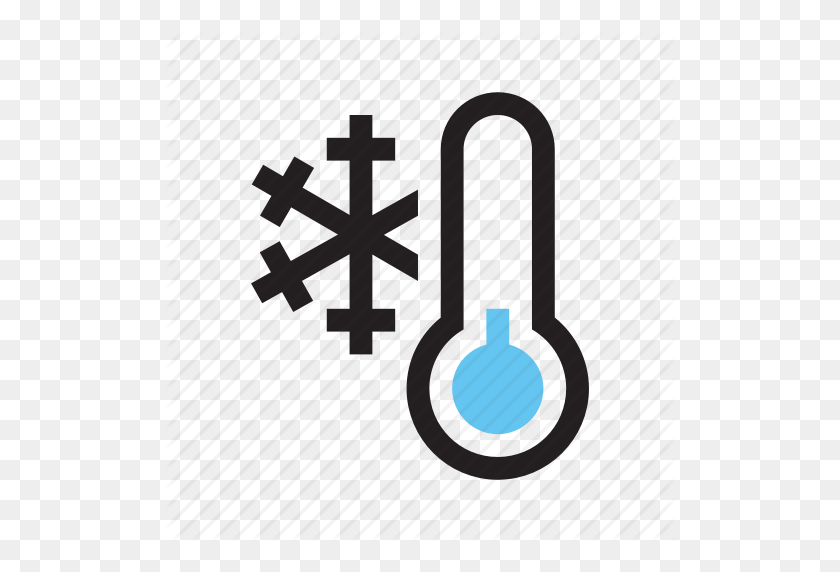 512x512 Cold, Cold Room, Night, Snow, Temperature, Thermometer, Weather Icon - Cold PNG