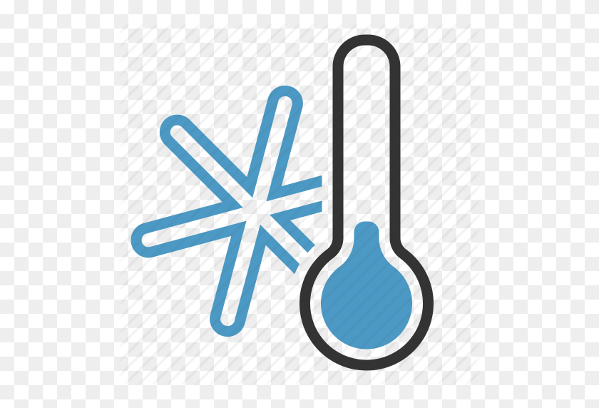512x512 Cold, Cool, Snowflake, Temperature, Winter Icon - Cold PNG
