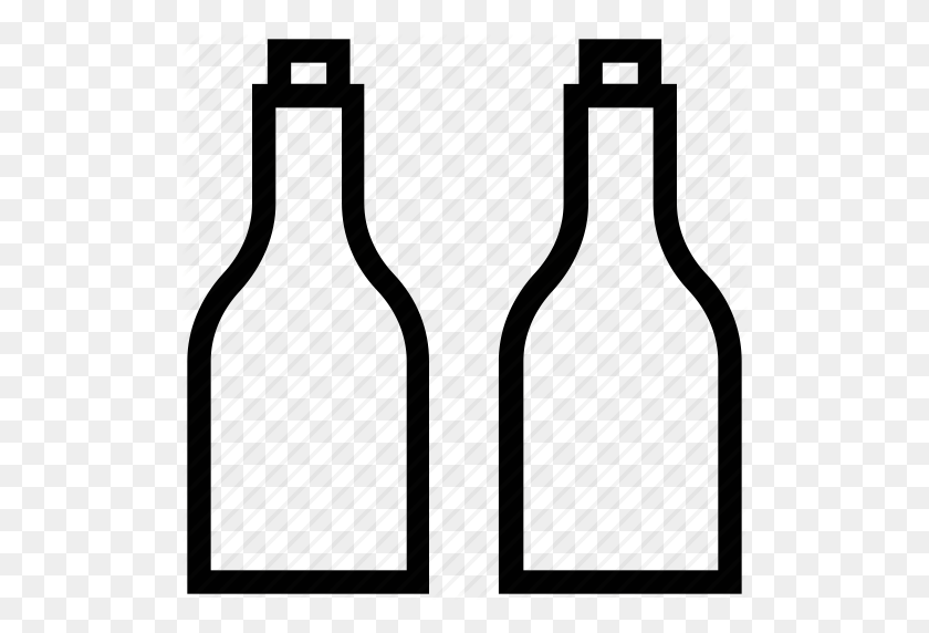 512x512 Холодный Напиток, Напиток, Напиток И Бутылка, Стакан И Бутылка, Водка - Бутылка Водки Клипарт