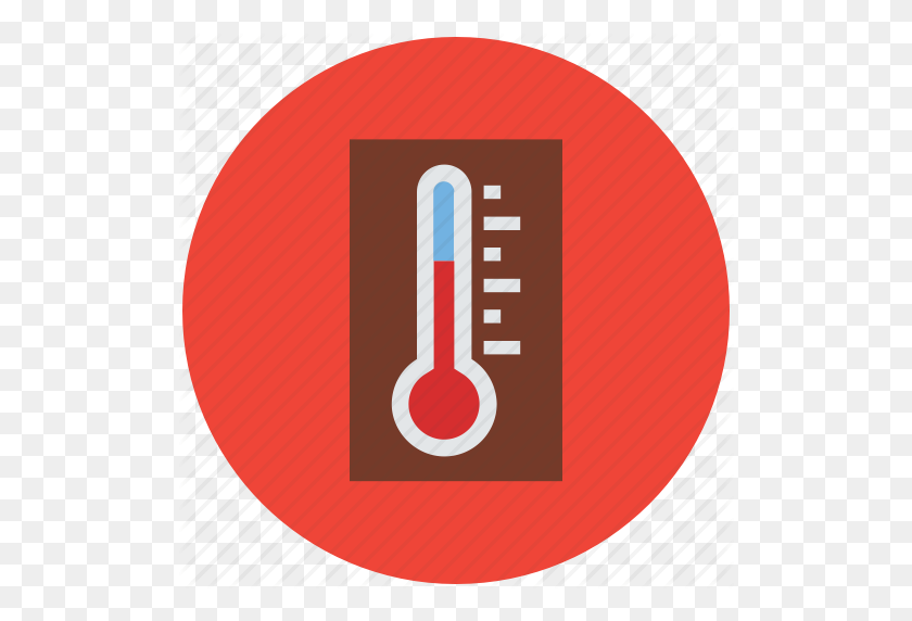 512x512 Холодный, Горячий, Температура, Термометр, Значок Инструмента Термометр - Значок Температуры Png