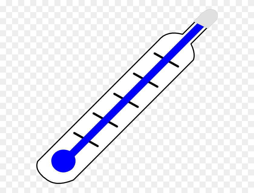 600x578 Cold Thermometer Clip Art - Freezing Clipart