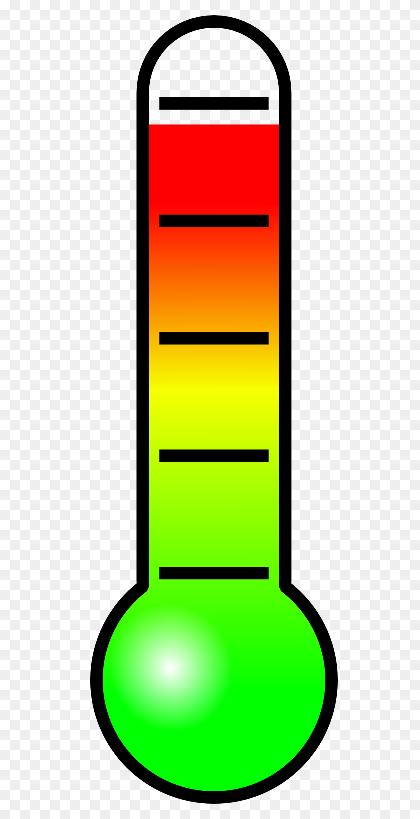 512x1577 Cold Thermometer Clip Art - Hot Temperature Clipart
