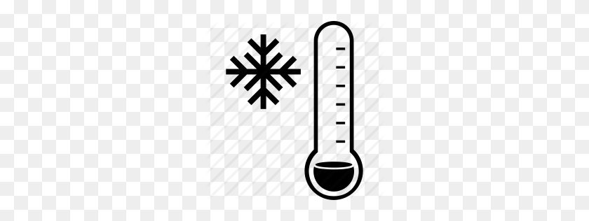 256x256 Cold Thermometer Png - Cold Weather Clipart