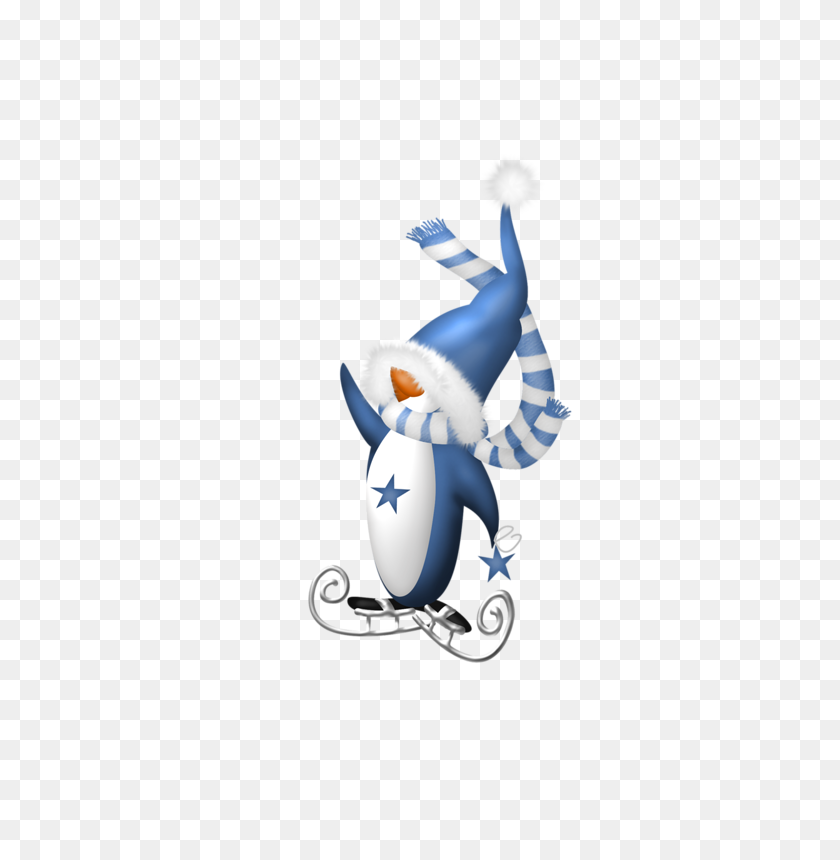 504x800 Самый Холодный Сезон Пингвинов Пингвины, Рождество - Рождественский Пингвин Клипарт