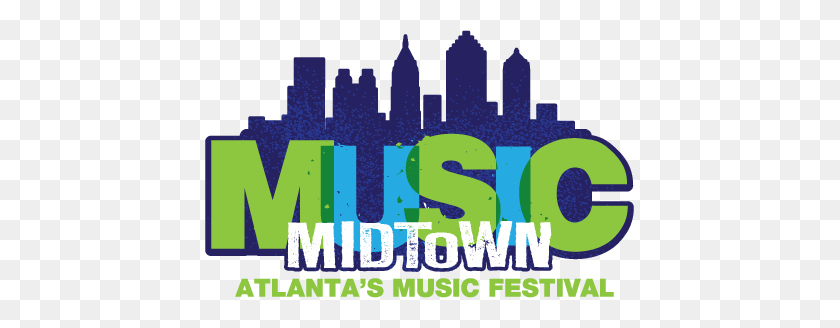 429x268 Coldplay, The Black Keys Head Revamped Music Midtown Consequence - Atlanta Skyline PNG