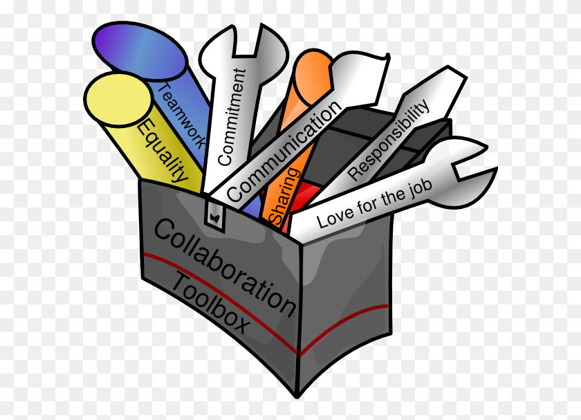 Collaboration Toolbox Clip Art - Tools Clipart