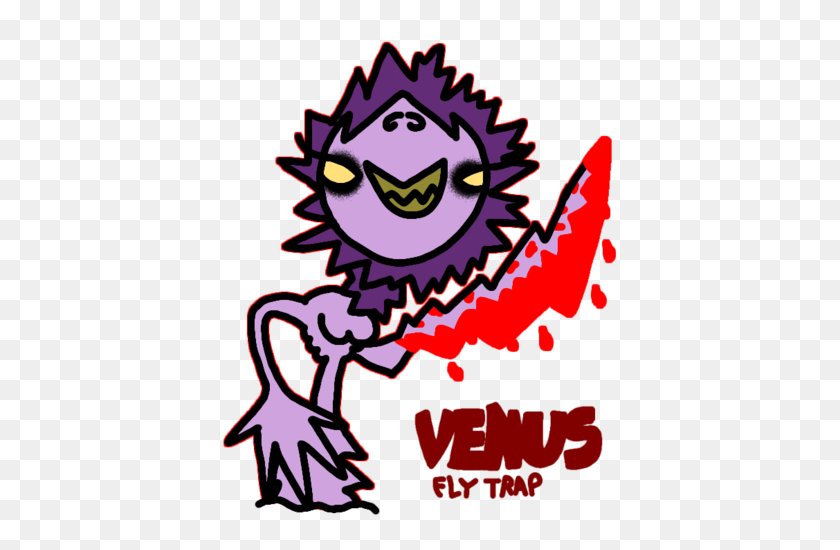 400x490 Colaboración Con Mi Hermano Venus The Fly Trap - Venus Fly Trap Clipart