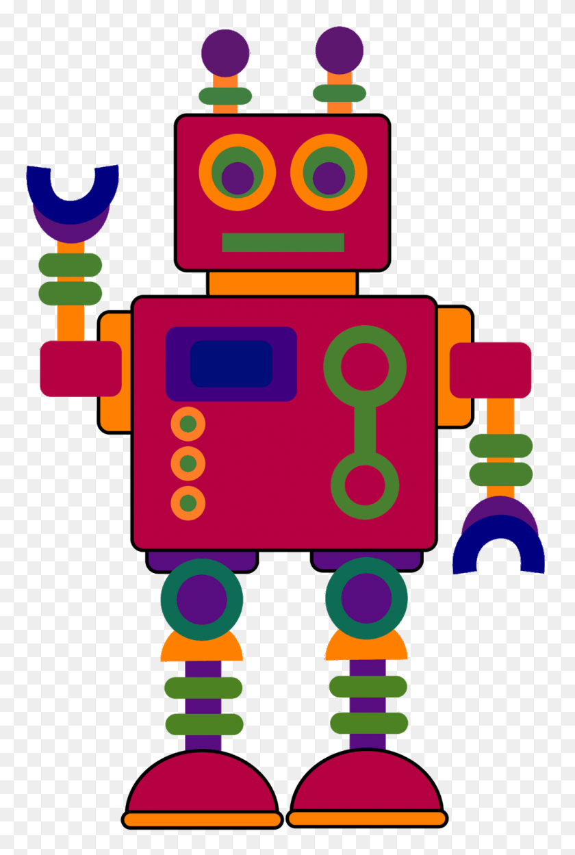 1049x1600 Коллаж Робот Клипарт, Робот - Соседский Наблюдатель Клипарт