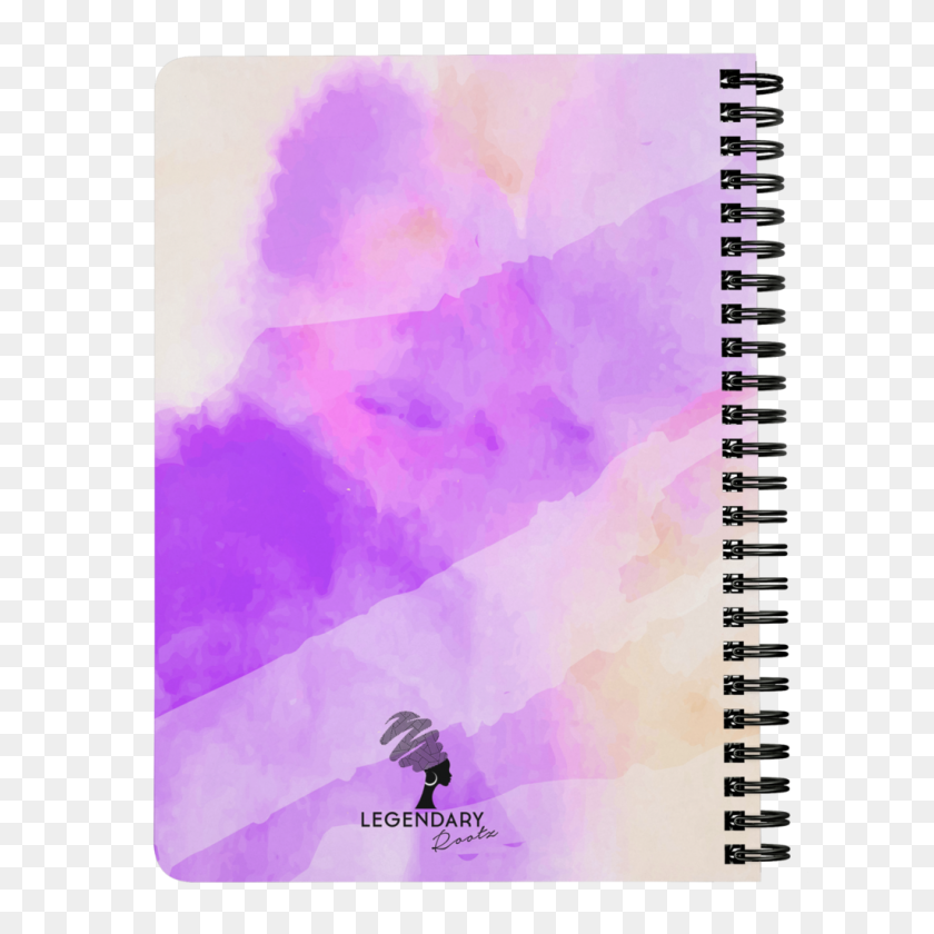 1024x1024 Collage Watercolor Notebook Legendary Rootz - Purple Watercolor PNG