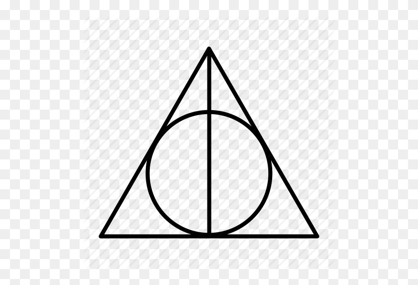512x512 Colección, Reliquias De La Muerte, Final, Icono De Harry Potter - Harry Potter Png